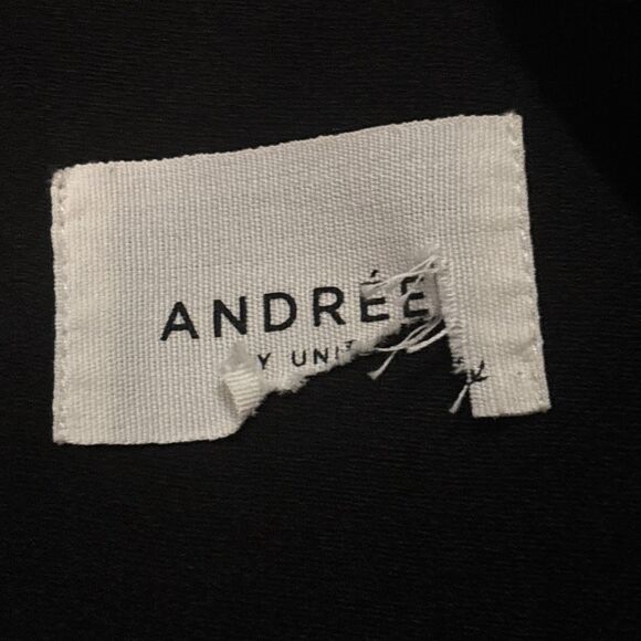 Andree By Unit Women’s Single Button Long Black Blazer Sequin Sleeve Size 2X - Picture 12 of 12